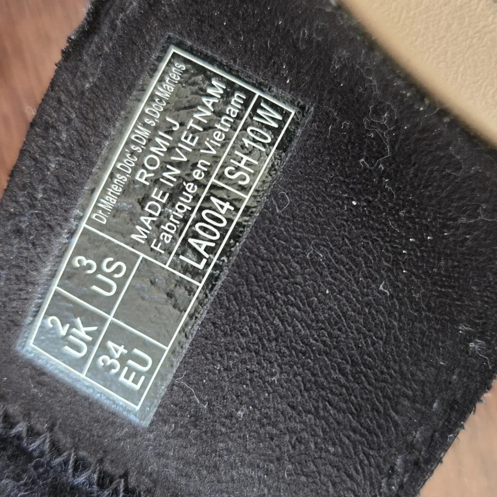 Dr. Martens Black Kids Sandals